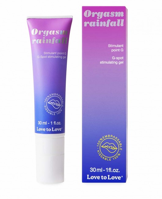 Гель для стимуляции G-точки зоны Orgasm Rainfall - 30 мл. - Love to Love - купить с доставкой в Невинномысске