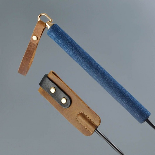 Стек «Дикий Запад» с джинсовой ручкой - 60 см. - Sitabella - купить с доставкой в Невинномысске