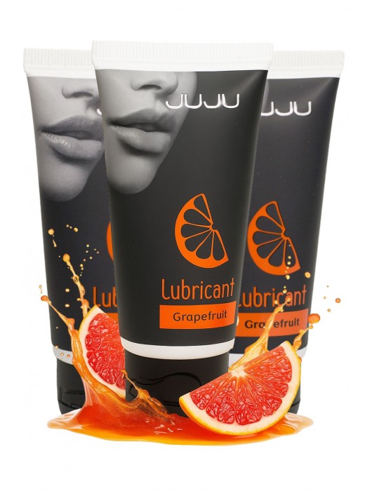 Набор из 3 съедобных лубрикантов JUJU со вкусом грейпфрута - JuJu - купить с доставкой в Невинномысске