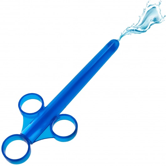 Синий шприц для введения лубриканта XL Lubricant Launcher - XR Brands - купить с доставкой в Невинномысске