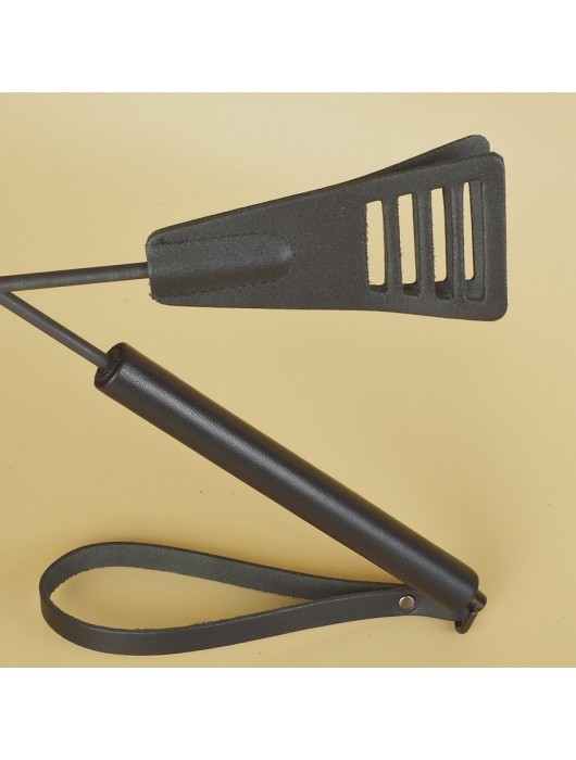 Черный кожаный стек «Сириус» - 60 см. - Sitabella - купить с доставкой в Невинномысске