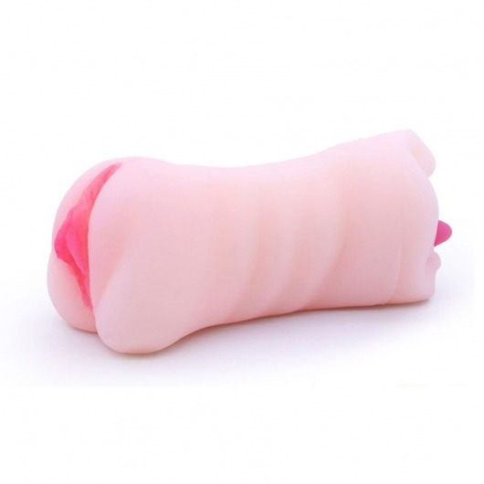 Телесный двусторонний мастурбатор - вагина и ротик - Boys of Toys - в Невинномысске купить с доставкой