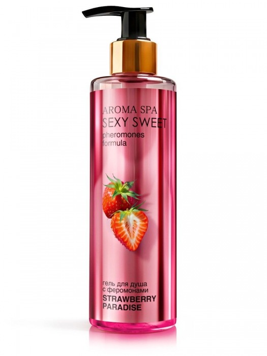 Гель для душа с феромонами и ароматом клубники Strawberry Paradise - 200 мл. -  - Магазин феромонов в Невинномысске