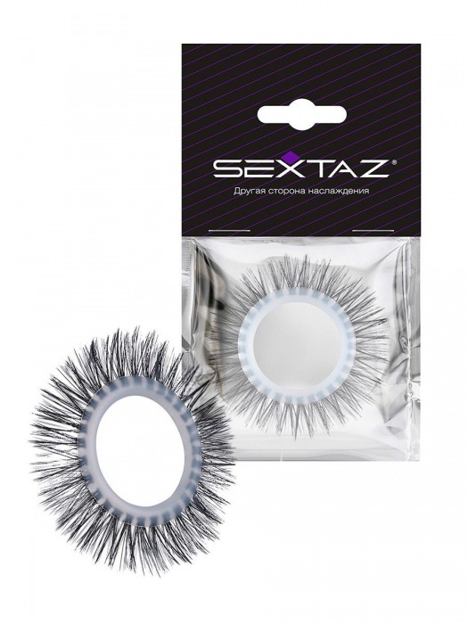 Круглое эрекционное кольцо с длинными «ресничками» - Sextaz - в Невинномысске купить с доставкой