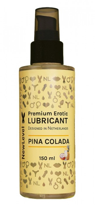 Ароматизированный лубрикант на водной основе NewLevel Pina Colada - 150 мл. - NewLevel - купить с доставкой в Невинномысске