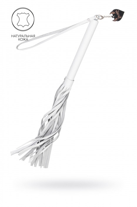 Белая кожаная плеть - 50 см. - Pecado - купить с доставкой в Невинномысске