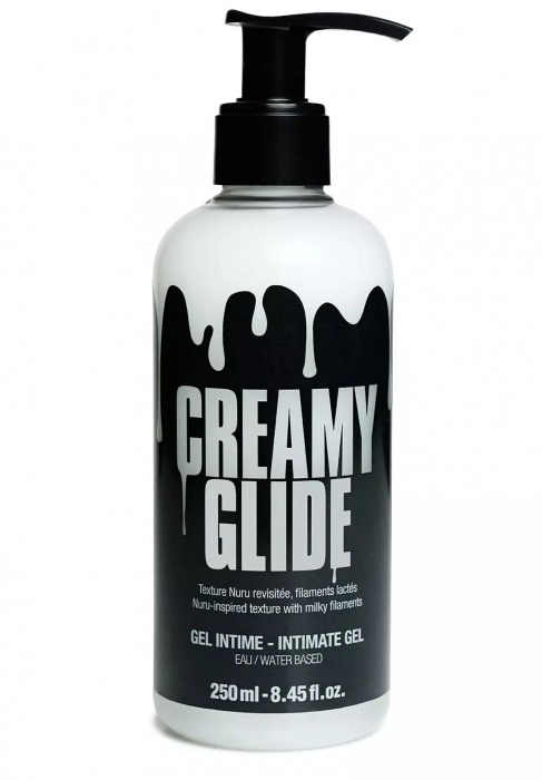 Лубрикант на водной основе Creamy Glide с консистенцией спермы - 250 мл. - Strap-on-me - купить с доставкой в Невинномысске