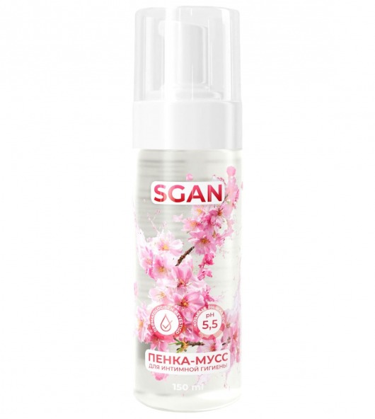 Пенка-мусс для интимной гигиены SGAN с пребиотиками - 150 мл. - SGAN - купить с доставкой в Невинномысске