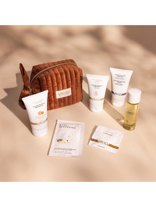 Набор YESforLOV La Trousse Enchantée в коричневой косметичке - YESforLOV - купить с доставкой в Невинномысске