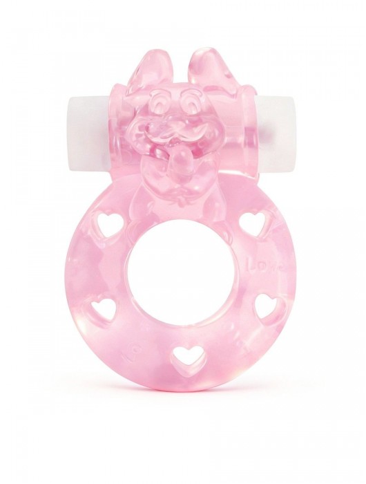 Розовое эрекционное виброкольцо в форме зайчика - 1137 - в Невинномысске купить с доставкой