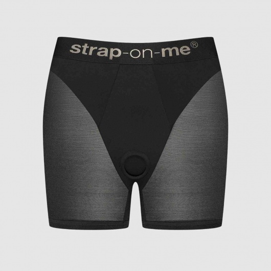 Трусики-шорты для фиксации насадок Strap-on-me Harness Lingerie Halo - size XS - Strap-on-me - купить с доставкой в Невинномысске