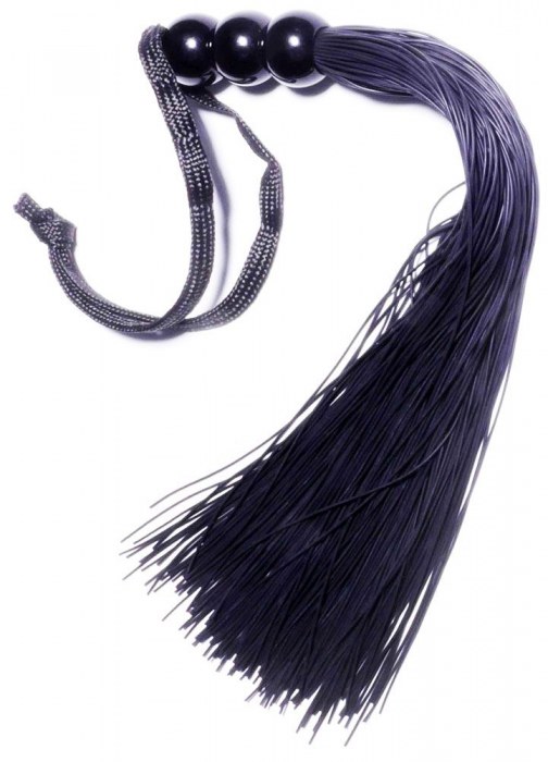 Черная силиконовая плетка - 25,4 см. - Boys of Toys - купить с доставкой в Невинномысске