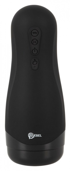 Черный вибромастурбатор с подогревом Masturbator with 3 Functions - Orion - в Невинномысске купить с доставкой