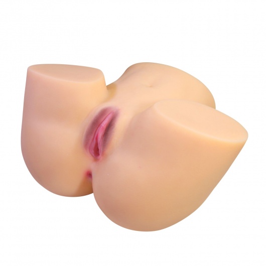 Телесный мастурбатор Liora с 2 любовными тоннелями - Baile - в Невинномысске купить с доставкой