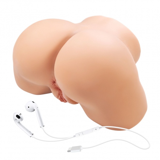Телесный мастурбатор Olivia с 2 любовными отверстиями - Baile - в Невинномысске купить с доставкой