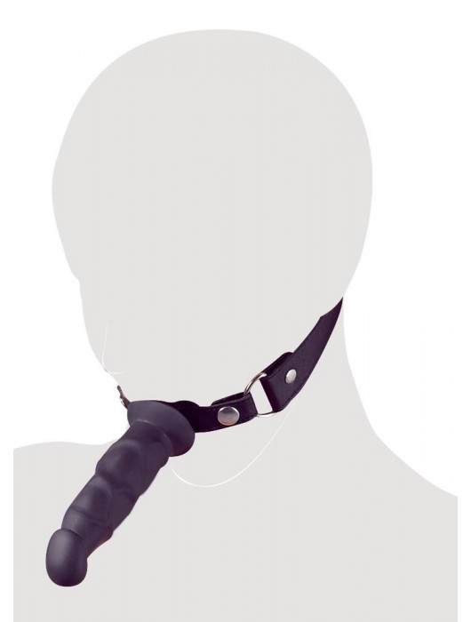 Кляп с наружным фаллоимитатором Knebel mit Dildo - Orion - купить с доставкой в Невинномысске