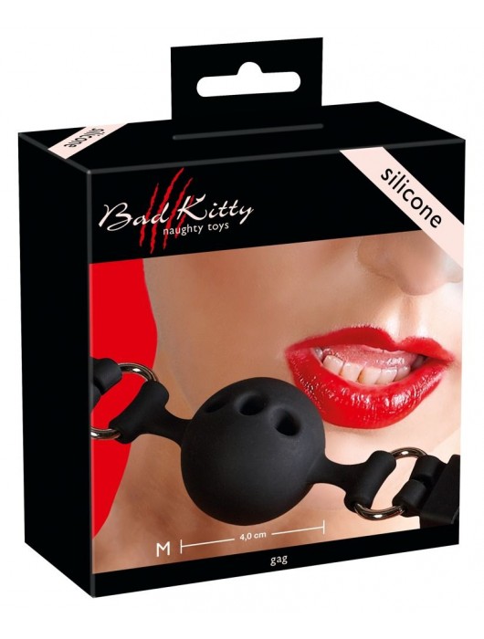 Средний силиконовый кляп-шар на регулируемых ремешках - Orion - купить с доставкой в Невинномысске