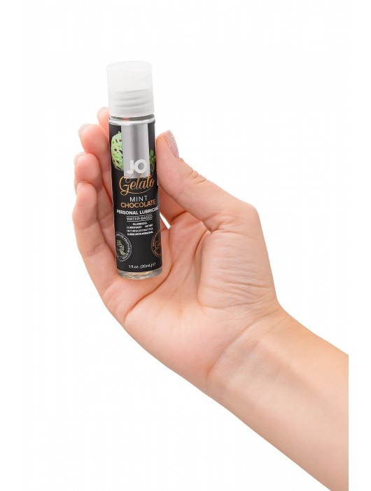 Лубрикант с ароматом мятного шоколада JO GELATO MINT CHOCOLATE - 30 мл. - System JO - купить с доставкой в Невинномысске