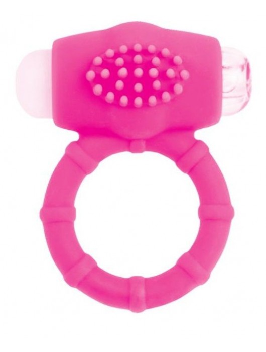 Розовое эрекционное виброкольцо A-toys - A-toys - в Невинномысске купить с доставкой