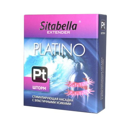 Стимулирующая насадка со спиралью из усиков Platino  Шторм - Sitabella - купить с доставкой в Невинномысске