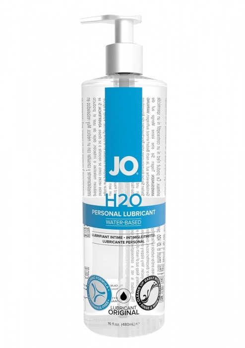 Лубрикант на водной основе JO Personal Lubricant H2O с дозатором - 480 мл. - System JO - купить с доставкой в Невинномысске