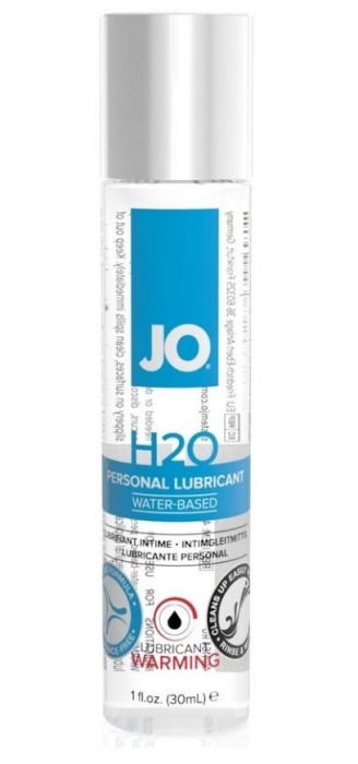 Возбуждающий лубрикант на водной основе JO Personal Lubricant H2O Warming - 30 мл. - System JO - купить с доставкой в Невинномысске