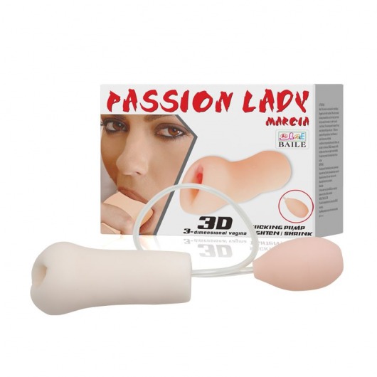 Мастурбатор Passion Lady Marcia с грушей для имитации посасывания - Baile - в Невинномысске купить с доставкой