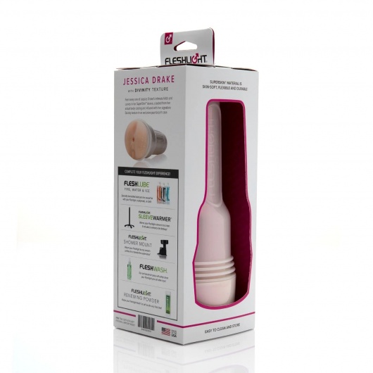 Мастурбатор-вагина Fleshlight Girls - Jessica Drake Heavenly - Fleshlight - в Невинномысске купить с доставкой