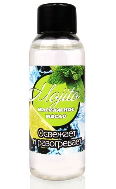 Массажное масло для тела Mojito с ароматом лайма - 50 мл. - Биоритм - купить с доставкой в Невинномысске