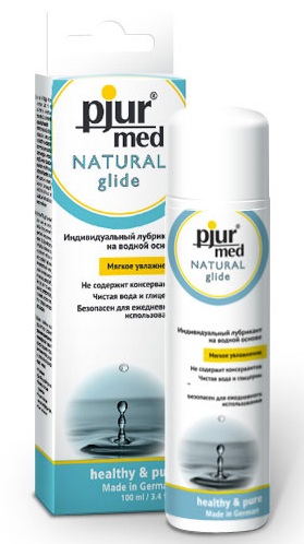 Нейтральный лубрикант на водной основе pjur MED Natural glide - 100 мл. - Pjur - купить с доставкой в Невинномысске