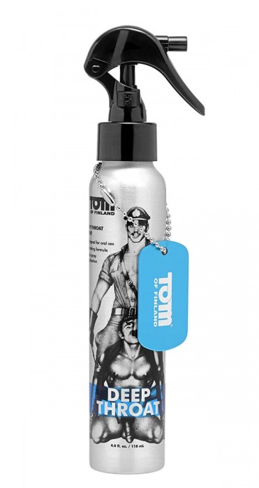 Спрей для лёгкого проникновения во время орального секса Tom of Finland Deep Throat Spray - 118 мл. - Доминирующее кольцо - купить с доставкой в Невинномысске