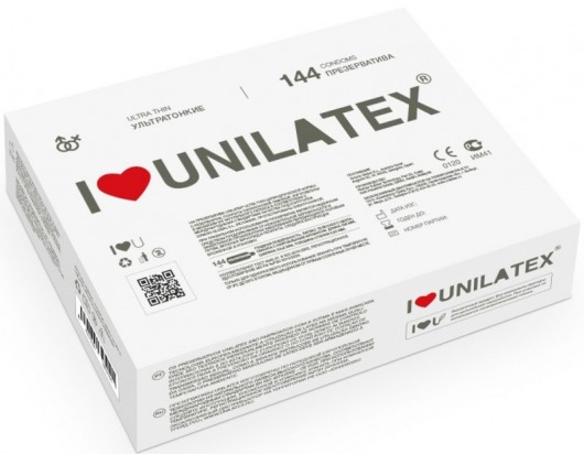 Ультратонкие презервативы Unilatex Ultra Thin - 144 шт. - Unilatex - купить с доставкой в Невинномысске