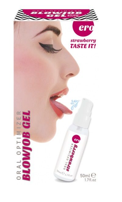 Увлажняющий гель для орального секса с ароматом клубники - 50 мл. - Ero - купить с доставкой в Невинномысске