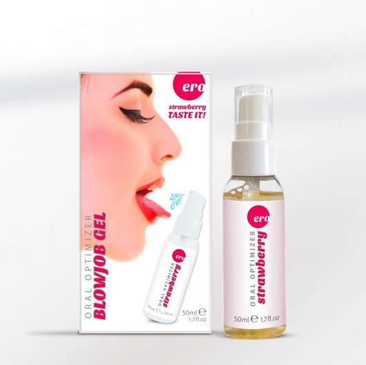 Увлажняющий гель для орального секса с ароматом клубники - 50 мл. - Ero - купить с доставкой в Невинномысске