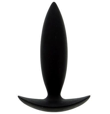 Чёрная мини-пробка для анальной стимуляции BOOTYFUL ANAL PLUG XTRA SMALL BLACK - 9 см. - Dream Toys