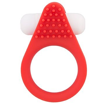 Красное эрекционное кольцо LIT-UP SILICONE STIMU RING 1 RED - Dream Toys - в Невинномысске купить с доставкой