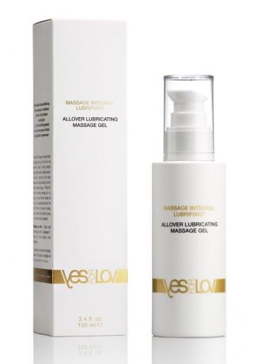 Массажный гель-смазка на силиконовой основе Allover Massage Gel - 100 мл. - YESforLOV - купить с доставкой в Невинномысске