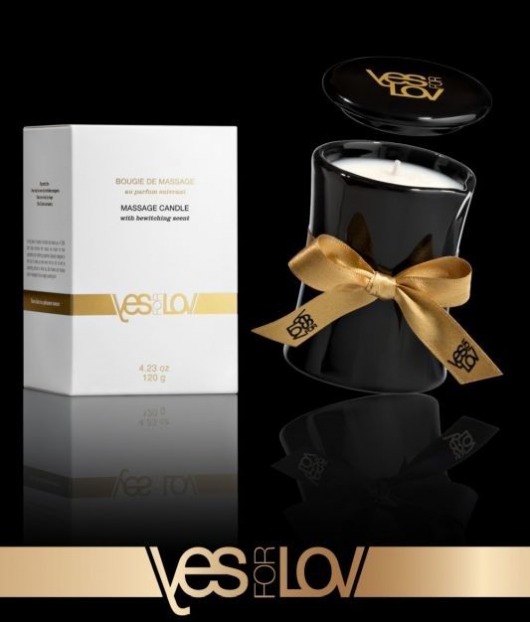 Массажная аромасвеча BEWITCHING MASSAGE CANDLE - 120 мл. - YESforLOV - купить с доставкой в Невинномысске