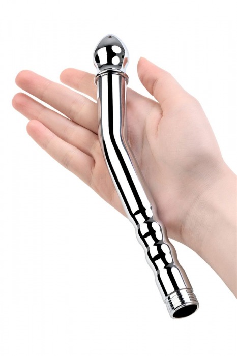 Металлический анальный душ с тремя насадками - ToyFa - купить с доставкой в Невинномысске