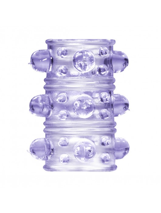 Фиолетовая насадка на пенис Rings Armour - Lola Games - в Невинномысске купить с доставкой