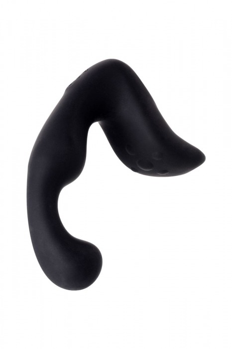 Чёрный изогнутый вибростимулятор простаты Erotist - Erotist Adult Toys - в Невинномысске купить с доставкой