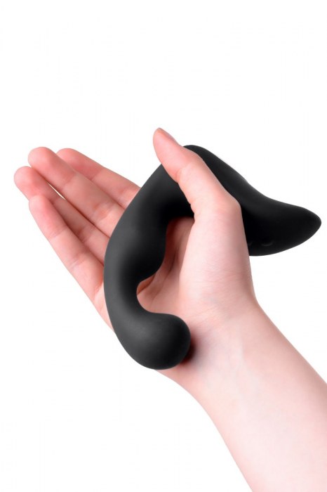 Чёрный изогнутый вибростимулятор простаты Erotist - Erotist Adult Toys - в Невинномысске купить с доставкой