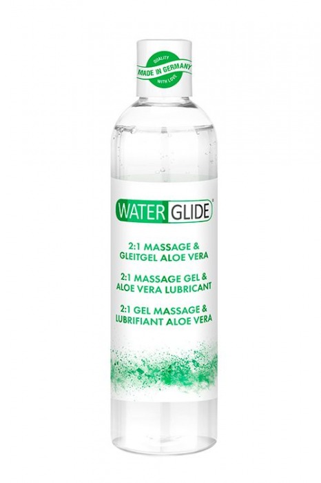 Гель-смазка 2-в-1 MASSAGE   LUBRICANT ALOE VERA - 300 мл. - Waterglide - купить с доставкой в Невинномысске