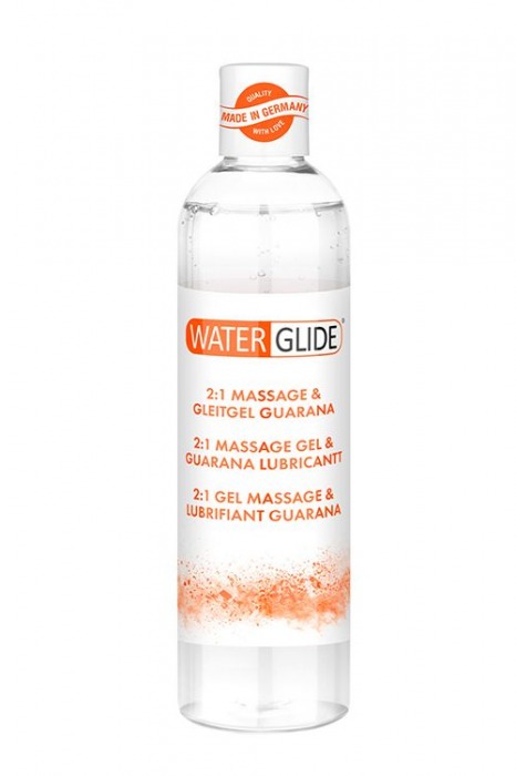 Гель-смазка 2-в-1 MASSAGE   LUBRICANT GUARANA - 300 мл. - Waterglide - купить с доставкой в Невинномысске