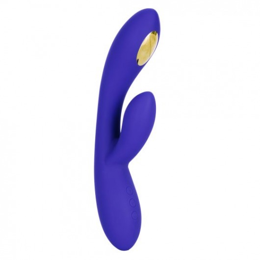 Фиолетовый вибратор с функцией электростимуляции Intimate E-Stimulator Dual Wand - 21,5 см. - California Exotic Novelties - купить с доставкой в Невинномысске