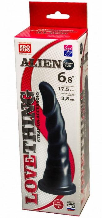 Насадка для трусиков харнесс Alien - 17,5 см. - LOVETOY (А-Полимер) - купить с доставкой в Невинномысске