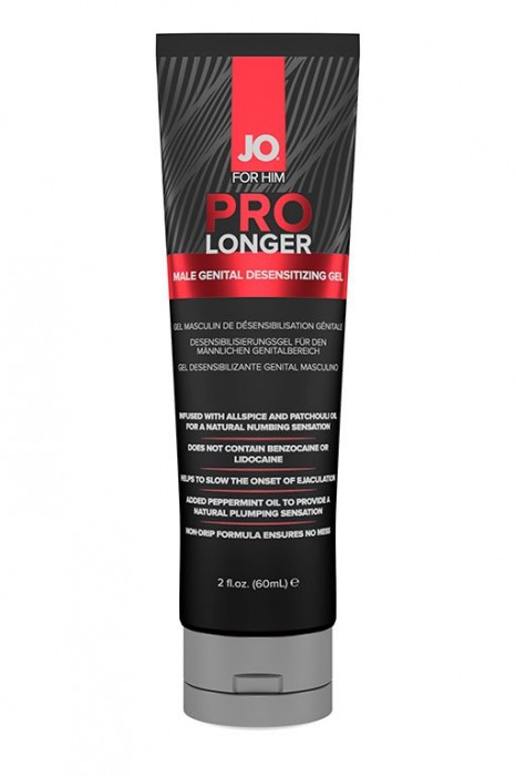 Гель-пролонгатор умеренного действия для мужчин JO Prolonger Gel – 60 мл. - System JO - купить с доставкой в Невинномысске
