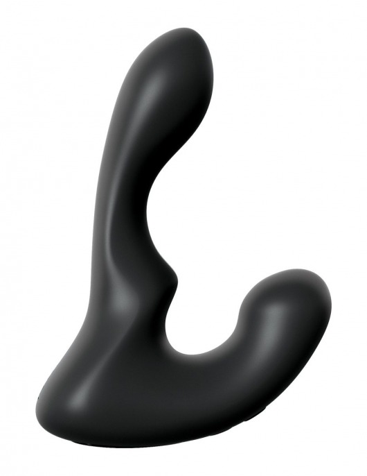 Черный анальный вибростимулятор P-Spot Milker - 14 см. - Pipedream - в Невинномысске купить с доставкой