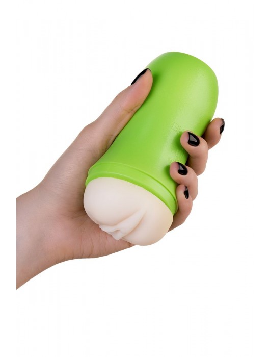 Мастурбатор-вагина A-Toys в зеленой колбе - A-toys - в Невинномысске купить с доставкой
