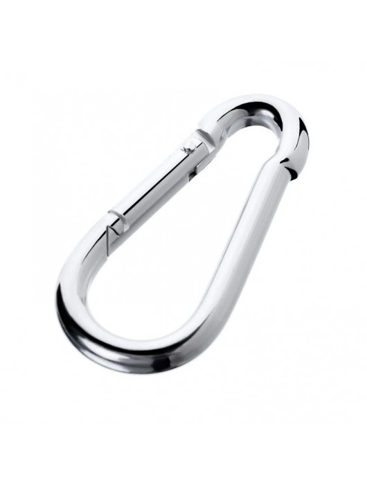 Серебристый карабин TOYFA Metal - ToyFa - купить с доставкой в Невинномысске